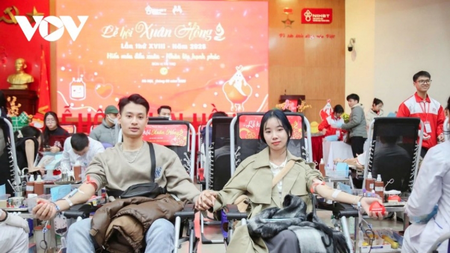 Young couples share love through blood donation on Valentine’s Day